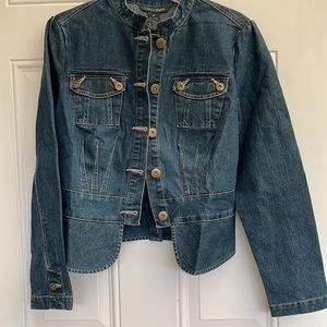 Jean Jacket by French Cuff for Ladies Size M Great details with top stitching